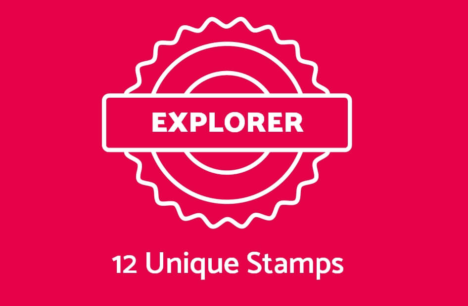 Explorer: 12 Unique Stamps