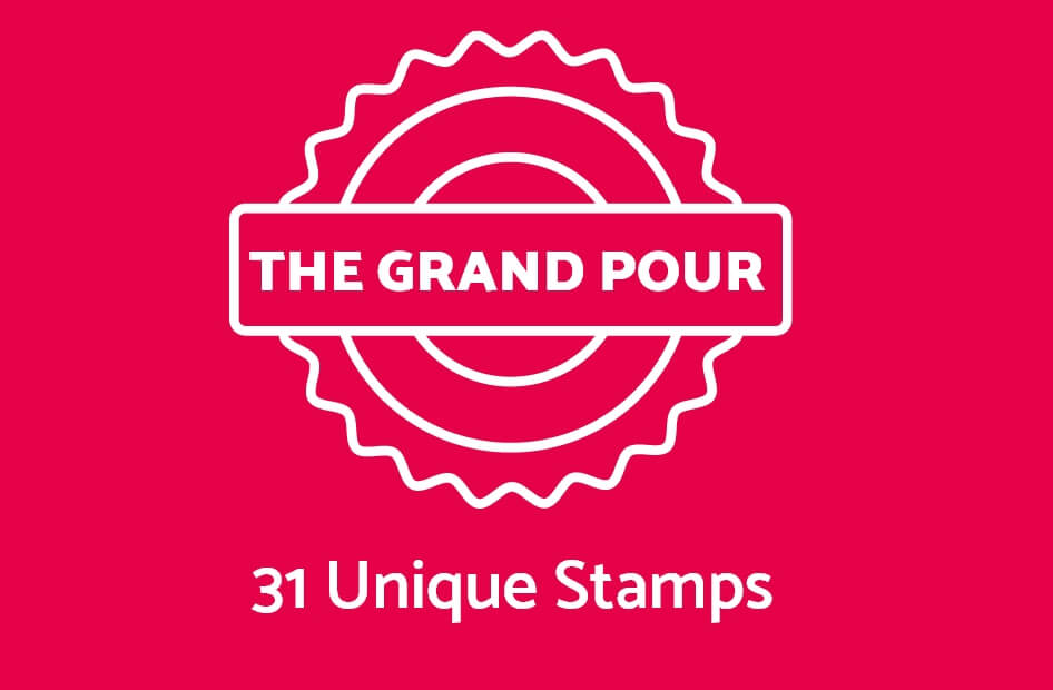 The Grand Pour: 31 Unique Stamps