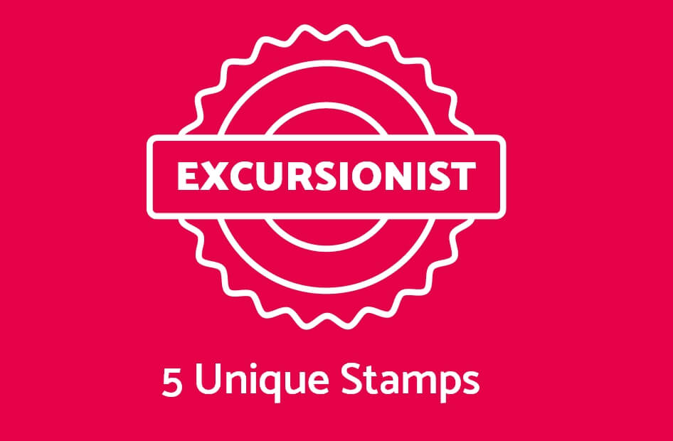 Excursionist: 5 Unique Stamps