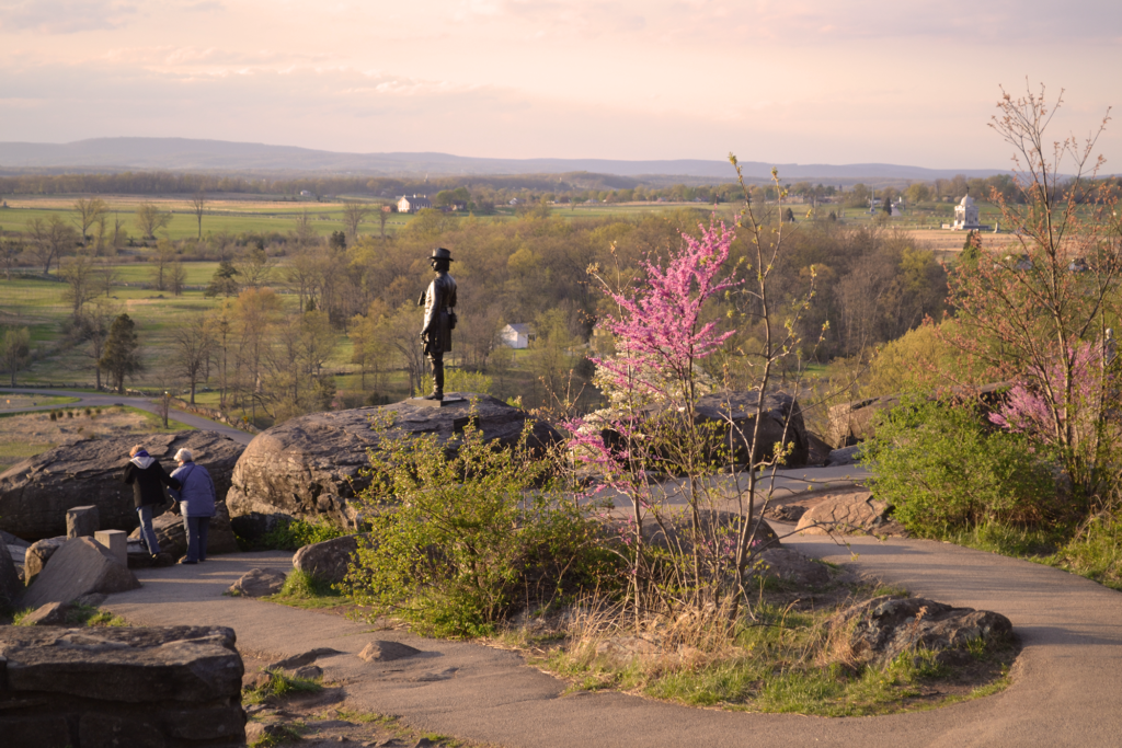Landscape Photos of Little Round Top, Gettysburg - Civil War Cycling