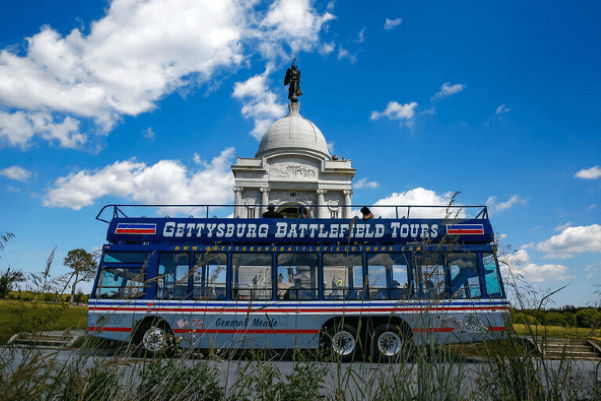 gettysburg battlefield tours double decker bus