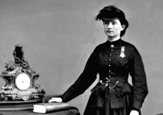 A old portrait of Dr. Mary Edwards Walker