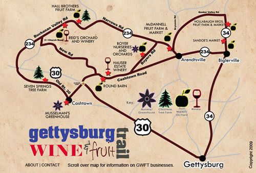Gettysburg Wine & Fruit Trail