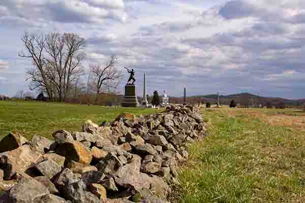 Gettysburg National Military Park in Gettysburg, PA