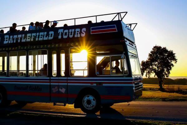 open air bus tour gettysburg